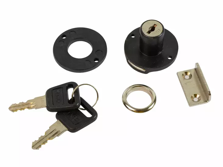 Pisla lukkosylinteri sis, 2 avainta - Salvat ja lukot - 0001935 - 1