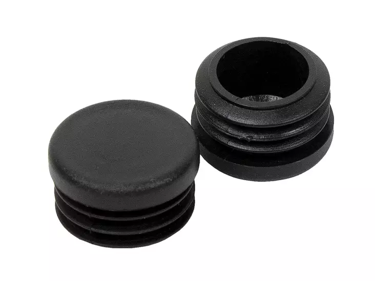 Pisla sisätulppa Ø 22,5/25mm 4kpl muovi/musta - Putken tulpat ulo-/sisä - 0002255 - 1