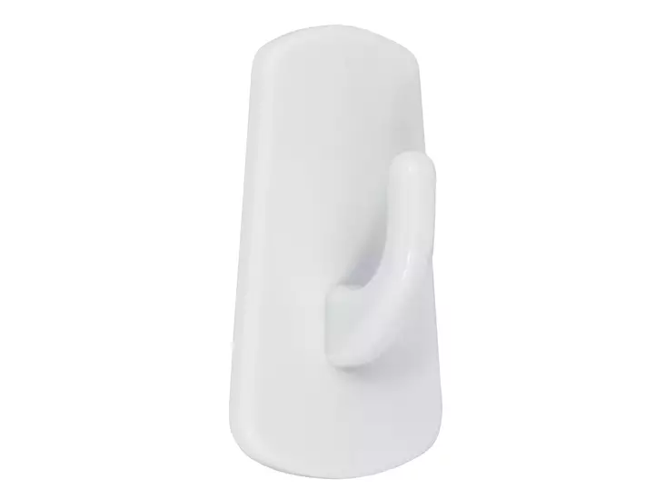 Pisla tarrakoukku 2103 2kpl muovi valkoinen - Vaatekoukut - 0002045 - 1