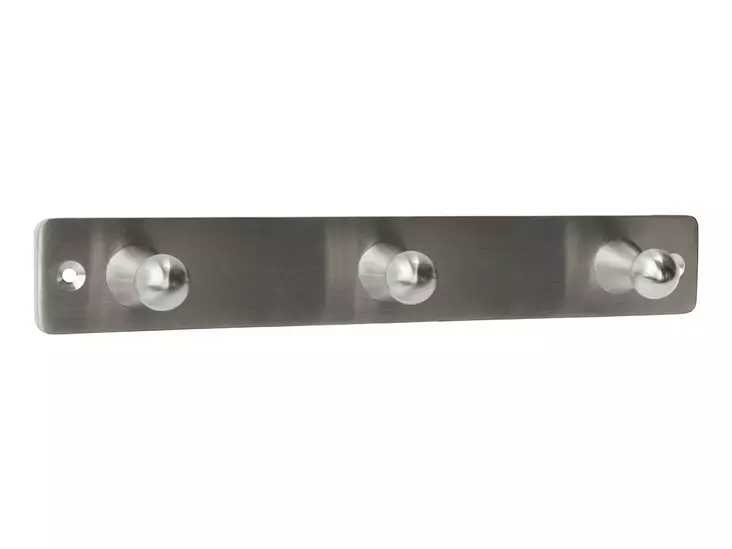 Pisla vaatenaulakko 2054 3-koukkua rst - Ruuvattavat naulakot - 0002055 - 1