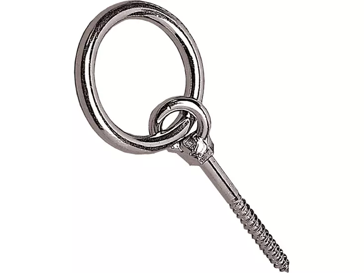 Pisla venerengas 8x80mm puukierteellä - Oven lukot - 0002225 - 1