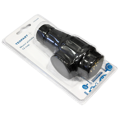 Pistoke 13-napainen muovi - Pv- pistokkeet ja johdot - 0008615 - 1