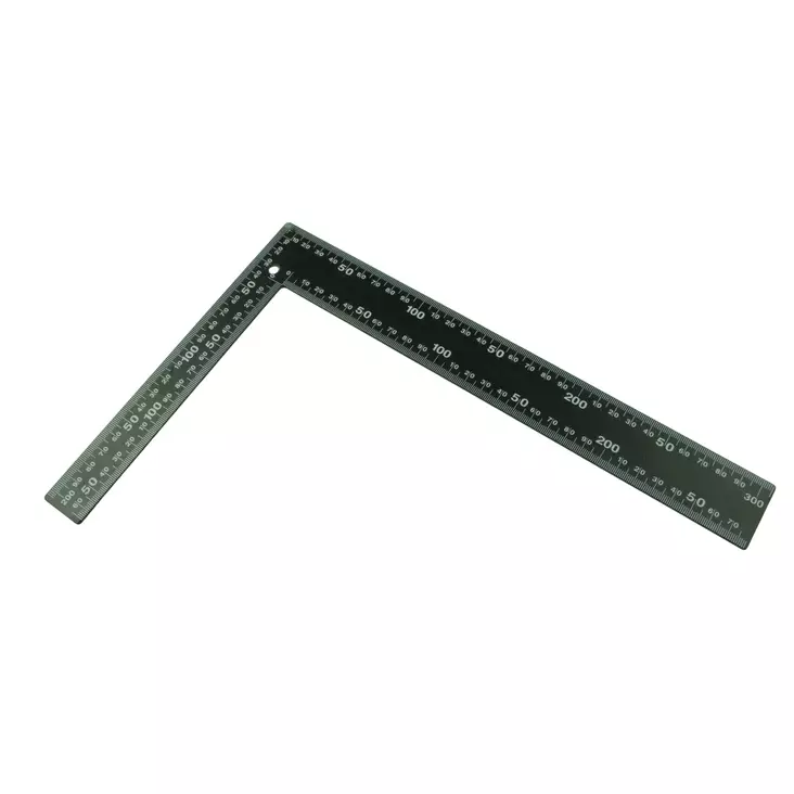 Procat suorakulma 20 x 30cm teräs, musta - Viivaimet ja suorakulmat, kulmamitat - 0003095 - 1