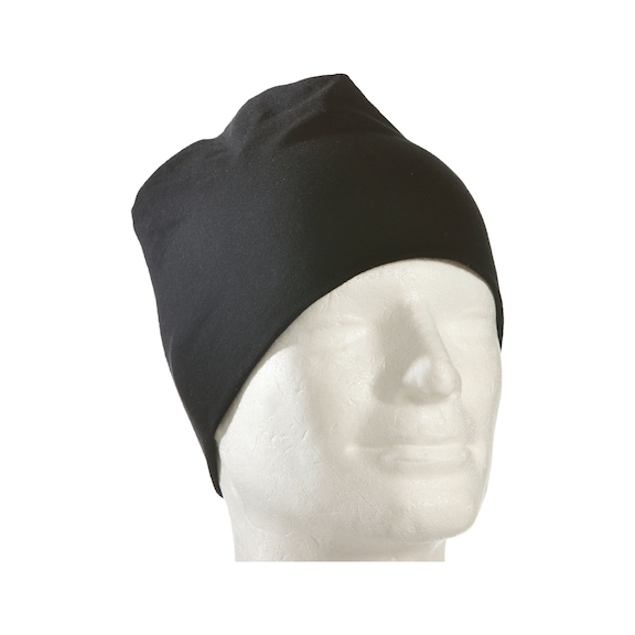 Puuvillatrikoopipo kypärän alle musta - Asusteet - 0010635 - 1