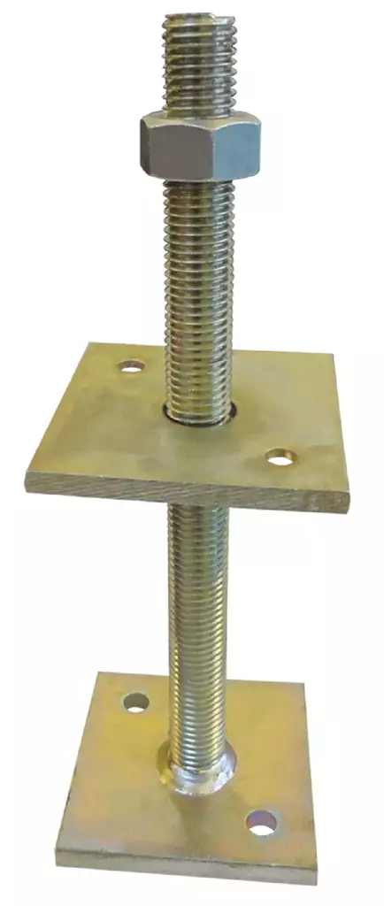 Säätöjalka ZN M16x150mm, 150x50x50x5mm - Ruuvipaalut ja teräsjalat - 0022045 - 1
