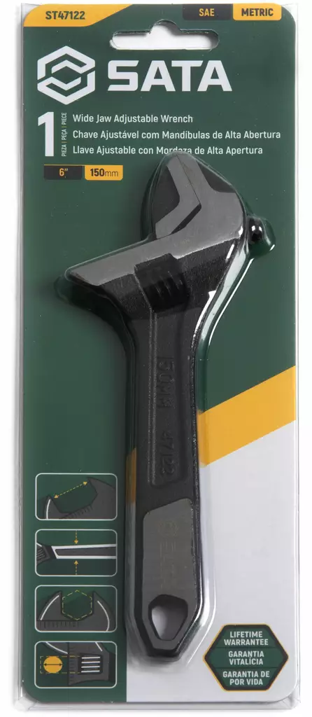 Sata jakoavain iso kita 6"/150mm - Jakoavaimet - 0014425 - 1