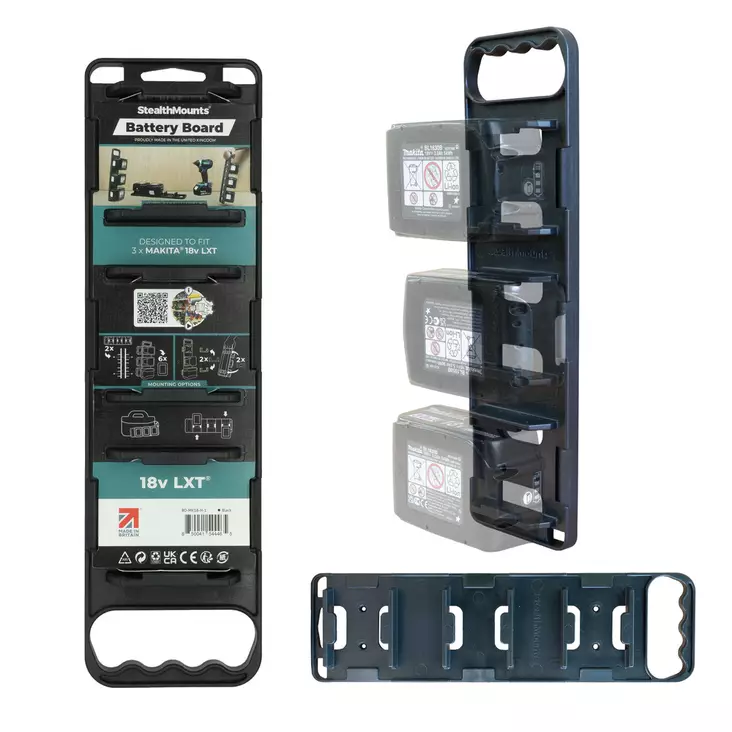 Stealth Mounts akkupidike 3kpl kantokahvalla MAKITA akuille - Muut akkutyökalut - 0014665 - 1