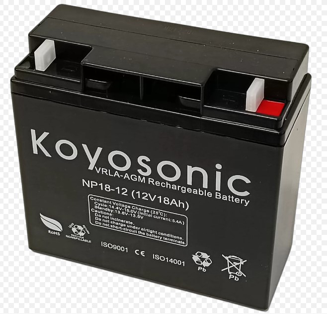 Suljettu lyijyakku/18Ah 182x77x168/L3/-+ - Pienkoneakut - 0014225 - 1