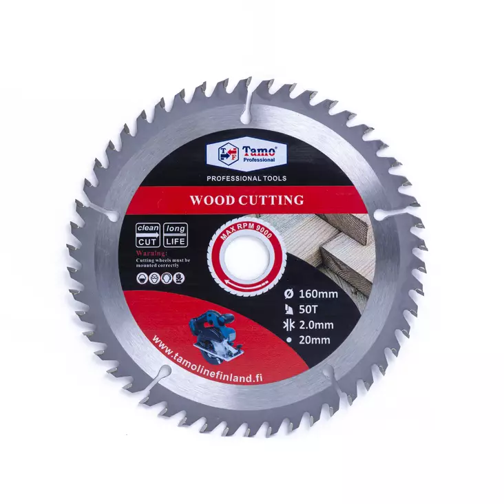 Tamo pyörösahanterä 160x50Tx20mm - Pyörösahanterät sirkkeliin - 0002755 - 1