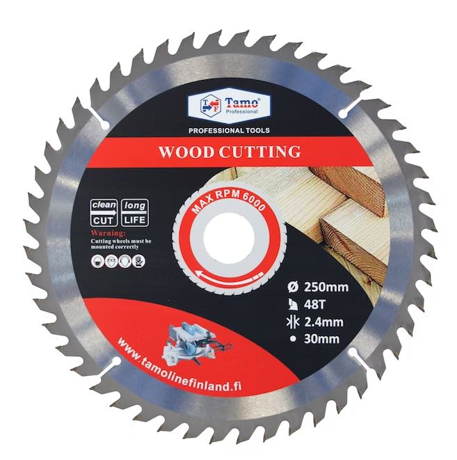 Tamo pyörösahanterä 250x48Tx30mm - Pyörösahanterät sirkkeliin - 0002765 - 5