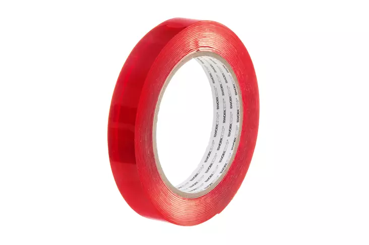 Tarmo Kaksipuolinen Kiinnitysteippi kirkas 19 mm x 2 m - Kaksipuoleiset teipit - 0008985 - 1