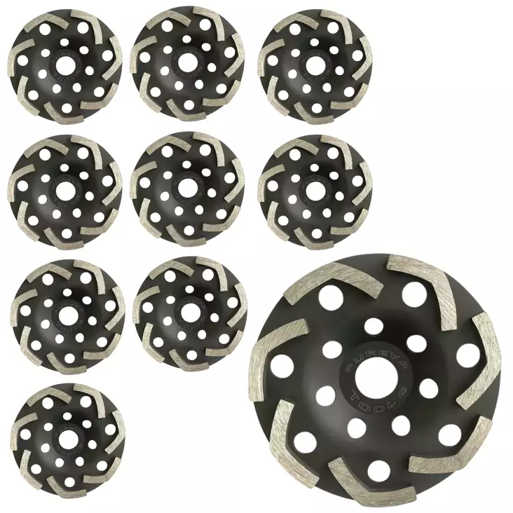 Timanttihiomalaikka 125mm SEGMENTTI HARD - Timanttilaikat - 0021855 - 1