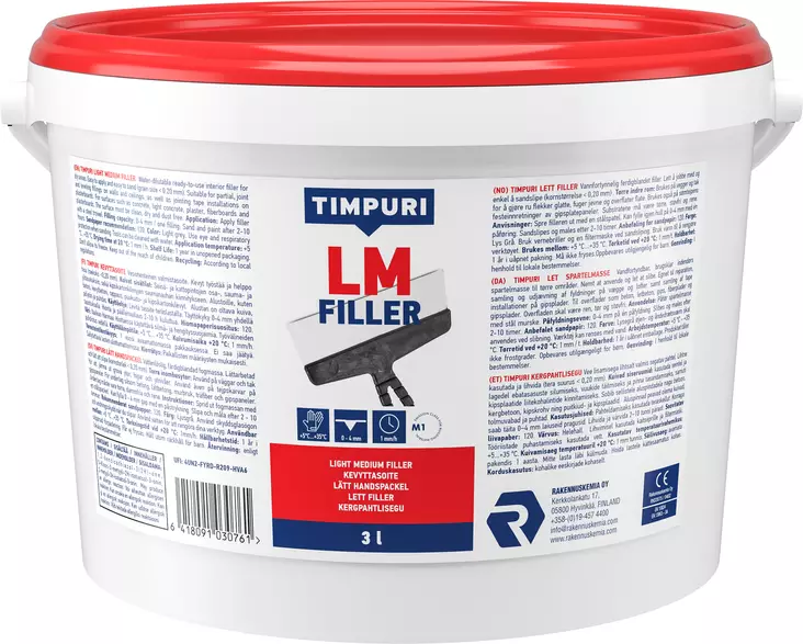 Timpuri Valmistasoite Filler LM 3L - Laastit ja tasoitteet - 0008805 - 1