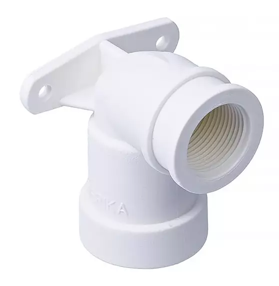 Vellu asennuskulma 3/4"x32mm nylon - Pallo- ja kuulasulkuventtiilit - 0019485 - 1