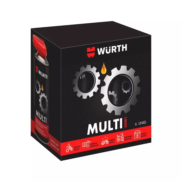 Wurth Multi Cobra voiteluaine Black Edition 6x400ml - Voiteluaineet - 0020445 - 1
