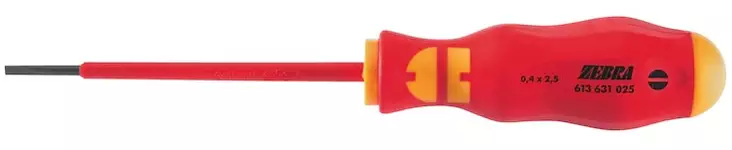 Wurth VDE-Ruuvimeisseli eristetty 0,5x3,0x100mm - Uraruuvimeisselit, tasapää - 0014705 - 1