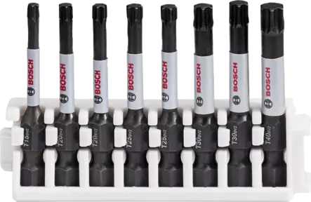 Bosch Impact ruuvauskärkisarja TX15-40 50mm 8kpl - Ruuvauskärkisarjat - 0000606 - 1
