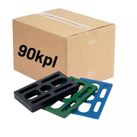 Elementin asennuspala Mix 90kpl (2mm,5mm,10mm) - Raudoitus, valu - 0019416 - 1