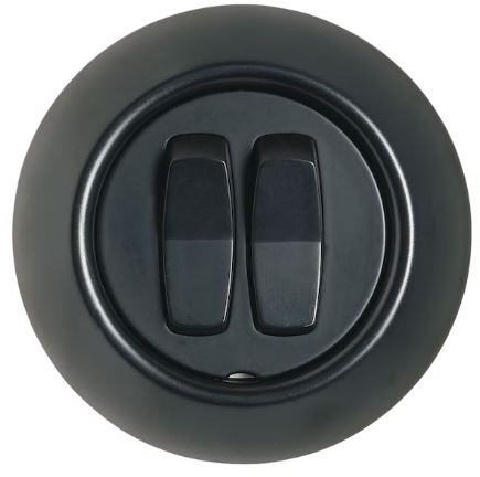 Schneider Renova uppokytkin 5 musta - Uppo-asennus rasiat ja kytkimet - 0009956 - 1