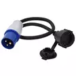 Caravan adapteri uros 3x2,5mm/0,5m - Haaroittimet ja adapterit - 0009256 - 1