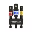 Finbullet liitinvarsisarja 1/4" kara 3kpl - Porakonehylsyt ja hylsypitimet - 0009456 - 1
