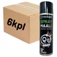 HS Hammer Spraymaali musta puolikiiltävä 500ml LAATIKKO (6kpl) - Spraymaalit - 0019746 - 1