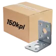 Kulmalevy 50x50x35x2,5mm 150kpl (LTK) - Kulmalevyt - 0022366 - 1