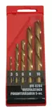 Metalliporanteräsarja 5-os. vasenkätinen HSS M35 - Metalliporanterät - 0006606 - 1