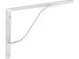 Pisla hyllynkannake Jasper 240x170mm valkoinen - Metalliset hyllynkannattimet - 0001866 - 1