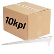 Pisla Wall-U kannatin 50cm valkoinen/vahvistettu 10kpl (LTK) - Hyllykiskot ja kannakkeet - 0022036 - 1