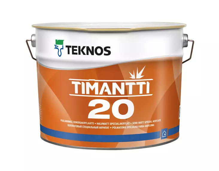 Teknos Sisämaali kosteat tilat Puolihimmeä Timantti 20 A-Pohja 9L - Sisämaalit - 0019946 - 1