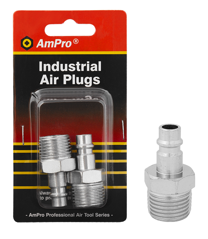 Ampro PI liitin 1/2" UK 2kpl - Paineilmaliittimet - 0006256 - 1