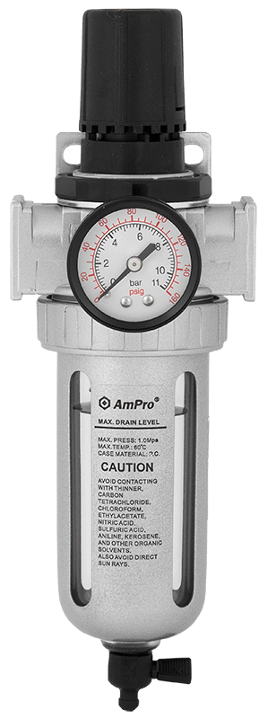 Ampro PI suodatin ja säädin mittarilla - Paineensäätimet - 0006266 - 1