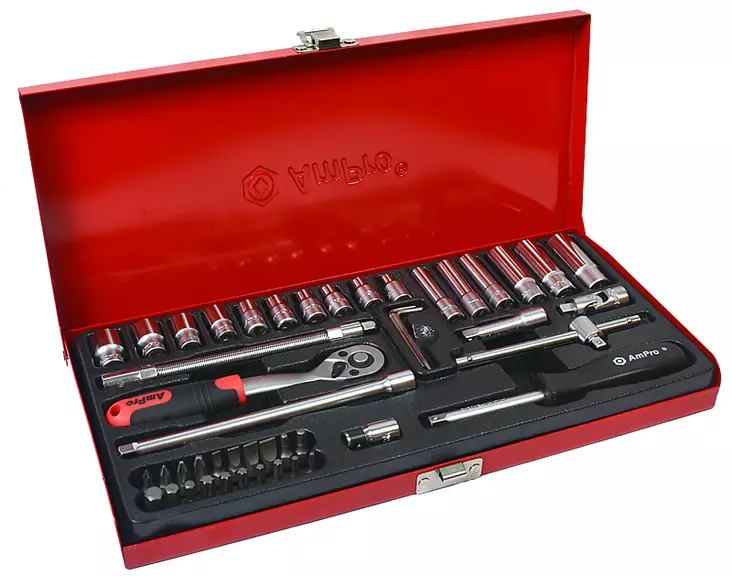 Amrox työkalusarja 1/4" 48-os. - Hylsy- ja työkalusarjat - 0005586 - 1