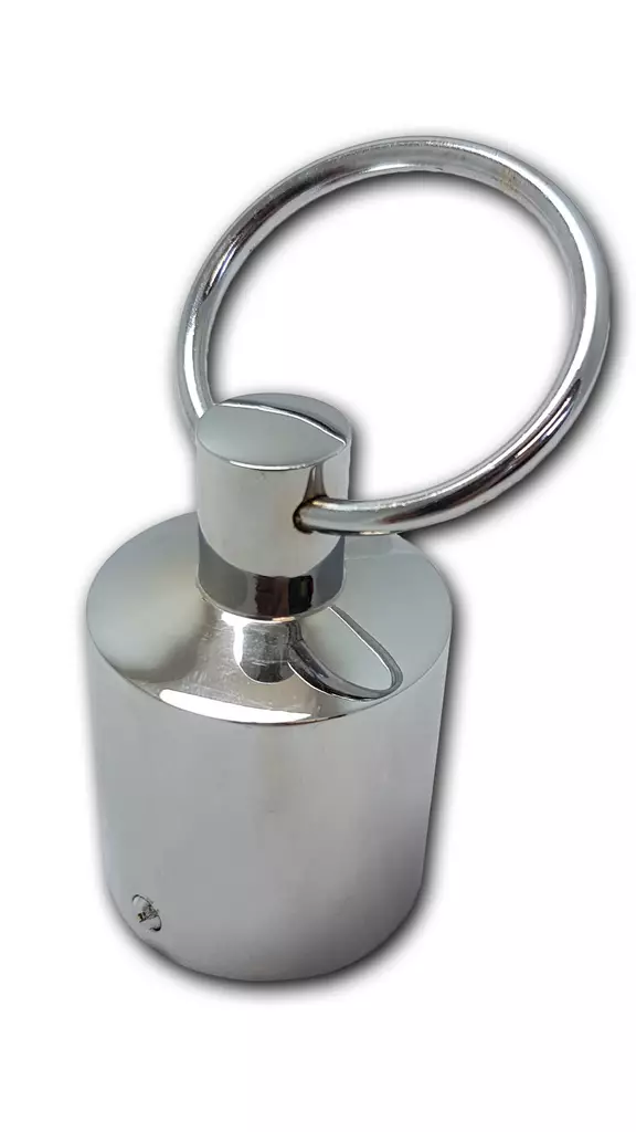 Arctic Marine Kaideköyden pääte renkaalla 35mm kromi - Kaideköydet ja tarvikkeet - 0004586 - 1