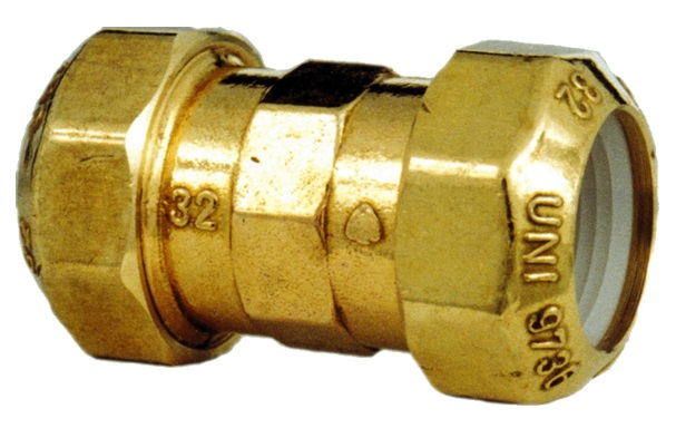 Ässä muoviputken väliliitin 32mm - Muoviputkenliittimet - 0004666 - 1