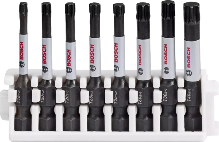 Bosch Impact ruuvauskärkisarja TX15-40 50mm 8kpl - Ruuvauskärkisarjat - 0000606 - 1