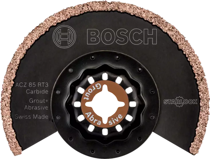 Bosch monitoimikoneen terä 85mm pyöreä kaakeli ACZ85RT3 - Monitoimikoneen terät - 0000686 - 1