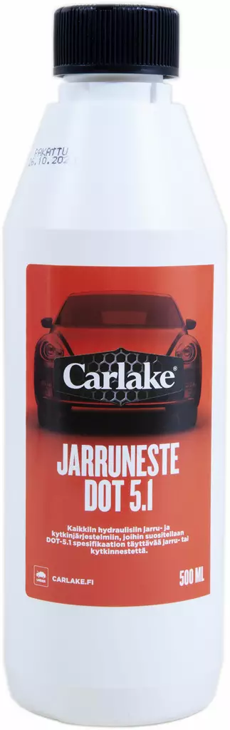 Carlake DOT 5.1 jarruneste 500ml - Jarrunesteet - 0019866 - 1