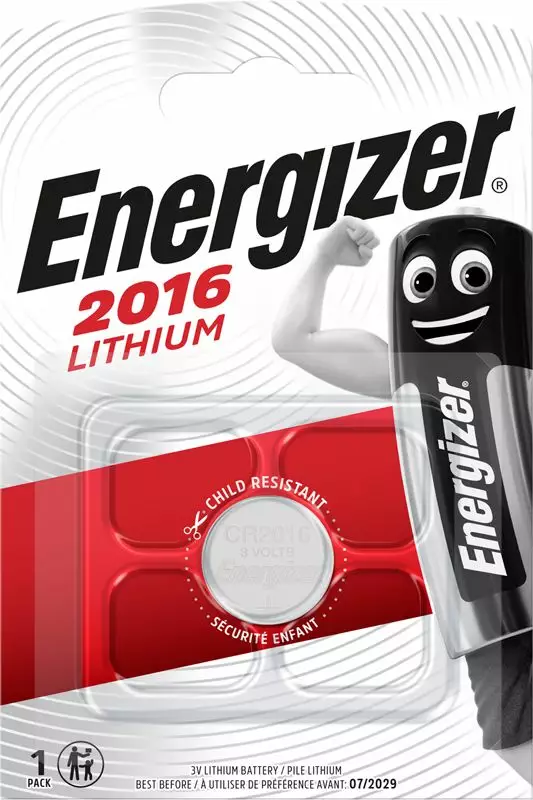 Energizer nappiparisto CR2016 1kpl - Nappiparistot - 0020896 - 1