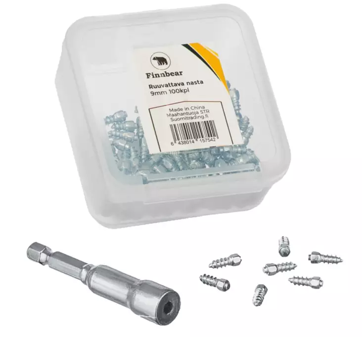 Finnbear jäänasta 100kpl 18mm - Auton lumityökalut - 0019076 - 1