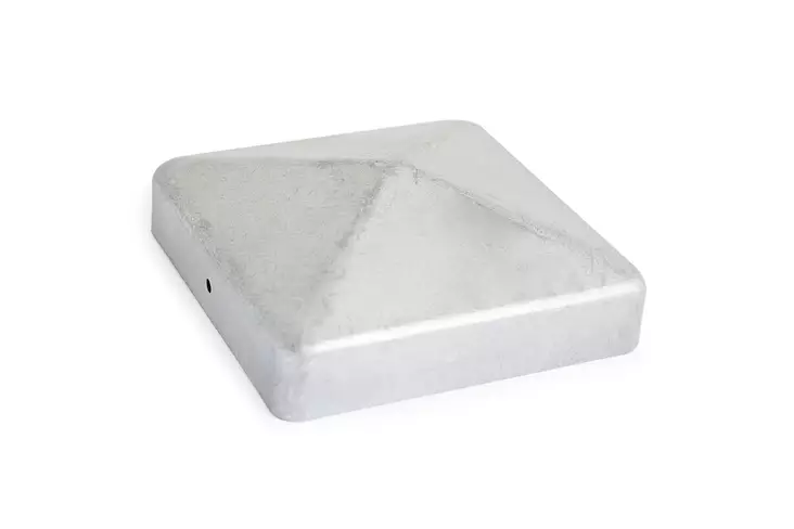 Habo pylväshattu 77x77mm kuumas. - Aitatolpanjalat ja aitatarvikkeet - 0008456 - 2