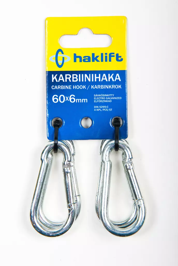 Haklift palomiehenhaka 60 x 6mm 4kpl - Sokat, haat, sakkelit - 0003306 - 1