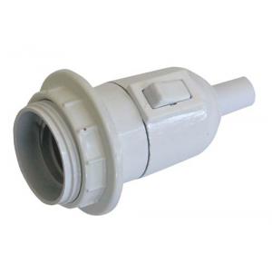 Harju Lampunpidin kytkimellä E27 valkoinen - Valaisinpistotulpat ja rasiat - 0010026 - 1