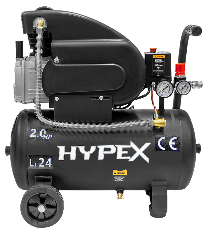 Hypex Kompressori 24L, 2HP, 230V - Kompressorit - 0018556 - 1