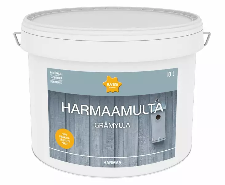 Ilves keittomaali harmaa 10L - Ulkomaalit - 0014086 - 1