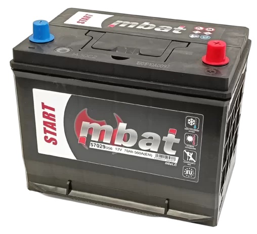 Käynnistysakku/70Ah/560A 260x172x222/B1/-+ - Käynnistysakut - 0014206 - 1