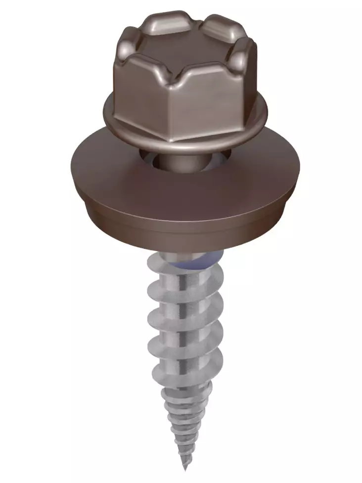 Kingi kateruuvi 4,8 x 25, RR32 - Tumman ruskea, 250kpl - Kateruuvit - 0018436 - 1