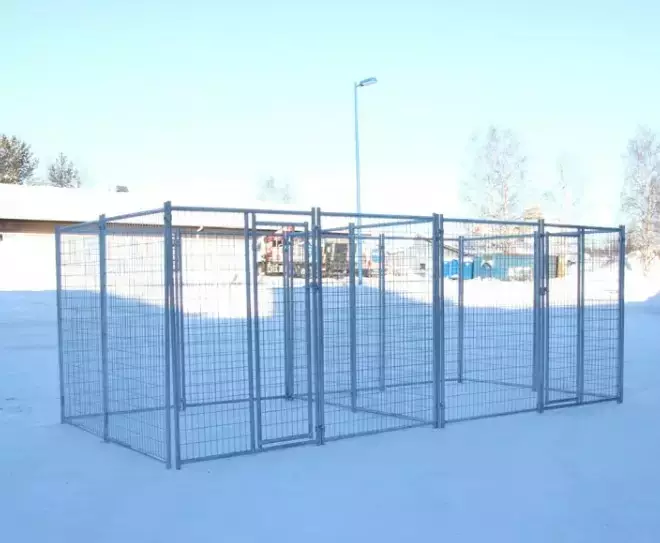 Koiratarha 2,4x4,8m kuumasinkitty - Koiratarhat ja eläinverkot - 0020866 - 1