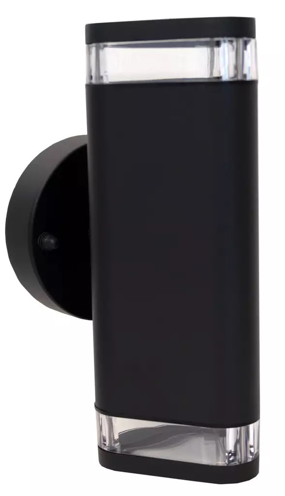 Led Energie Seinävalaisin WIEN 2xGU10 ylös&alas, musta - Ulkovalaisimet - 0004216 - 1